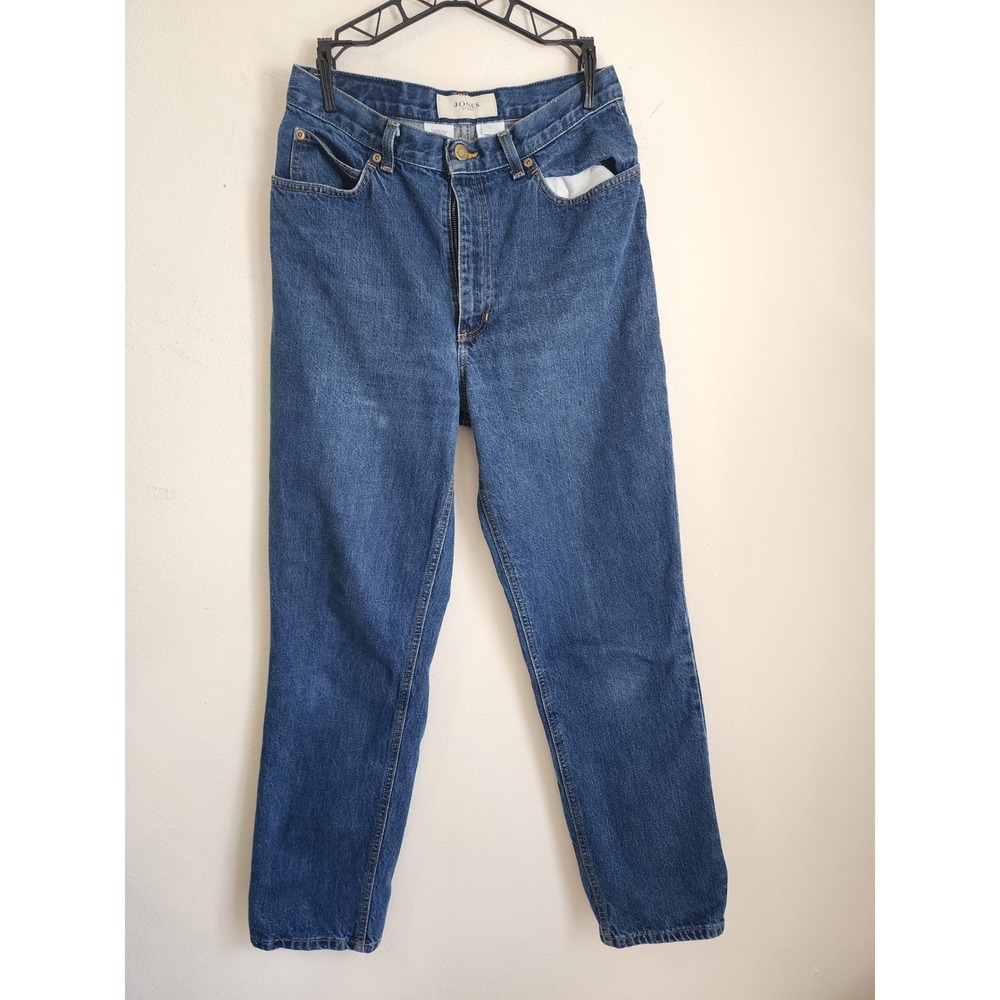 Vintage Jones Sport Womens Jeans Size 10 High Rise Mom Straight‎ Leg 100% Cotton